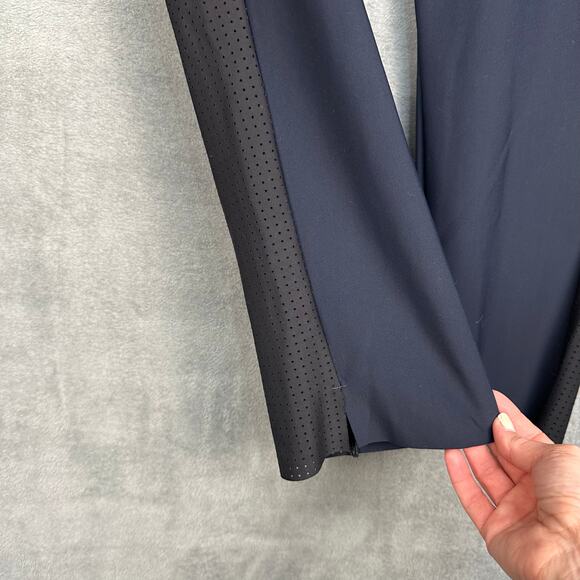 Athleta Steller Pants Womens 2X Navy Black Stretch Pockets Crop Active Trouser - Picture 4 of 14